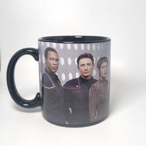 RARE 2001‎ Star Trek Enterprise Cast Coffee Mug Bakula Archer Ceramic Cup